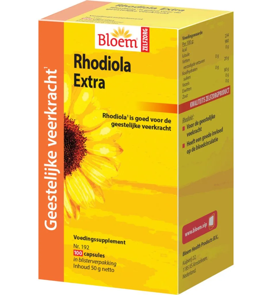 Bloem Rhodiola (100 capsules)