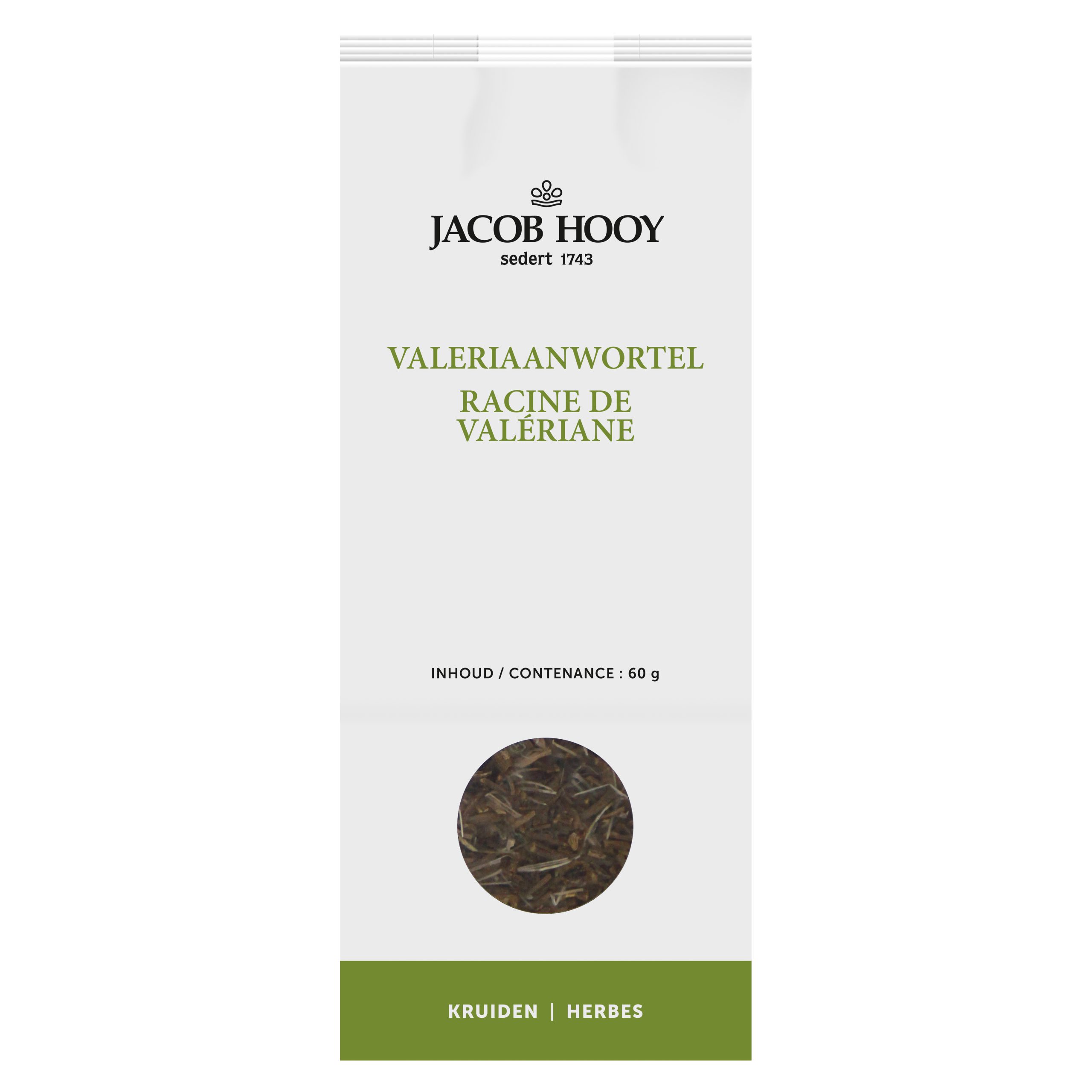 Jacob Hooy Valeriaanwortel (60 gr)