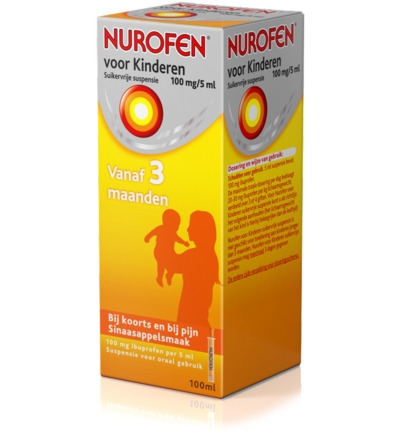 Nurofen Suspensie kind suikervrij (100 ml)