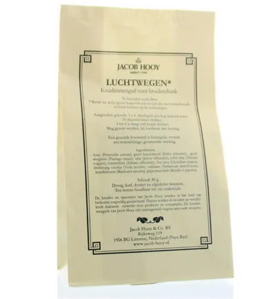 Jacob Hooy Bronchisin/Luchtwegen kruiden (80 gr)