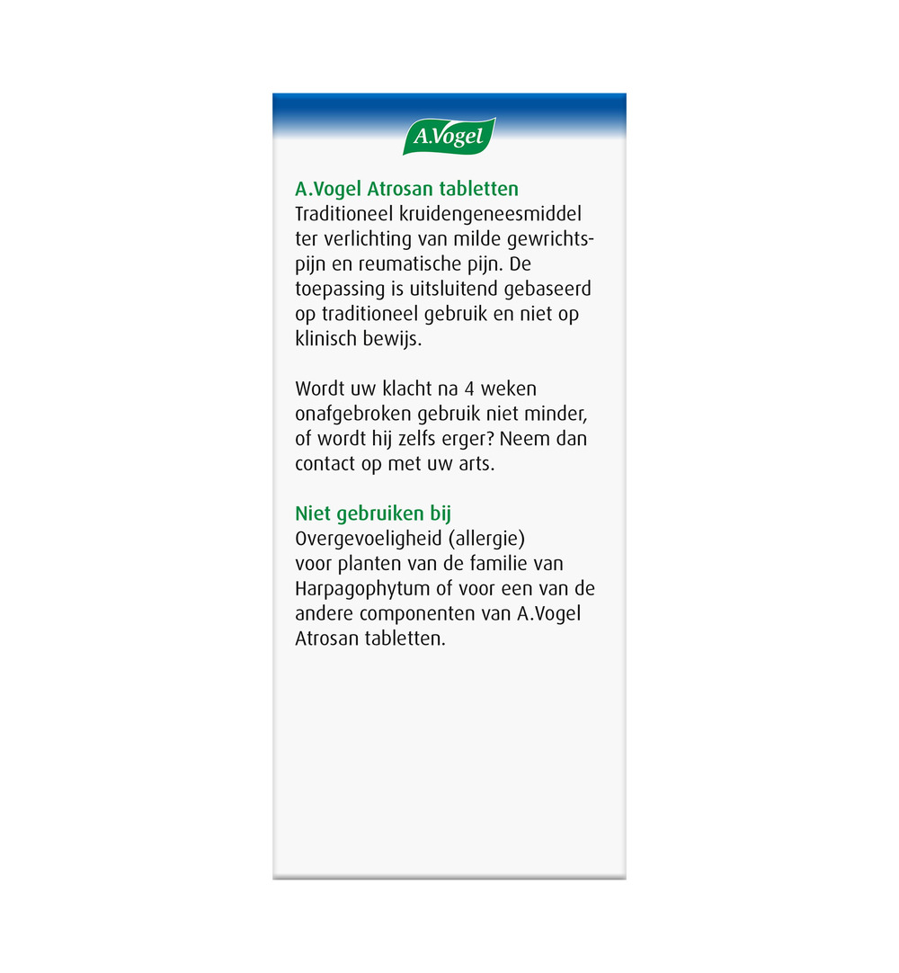 A.Vogel Atrosan (60 tabletten) - image 3