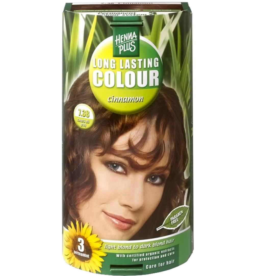 Hennaplus Long lasting colour 7.38 cinnamon (100 ml)