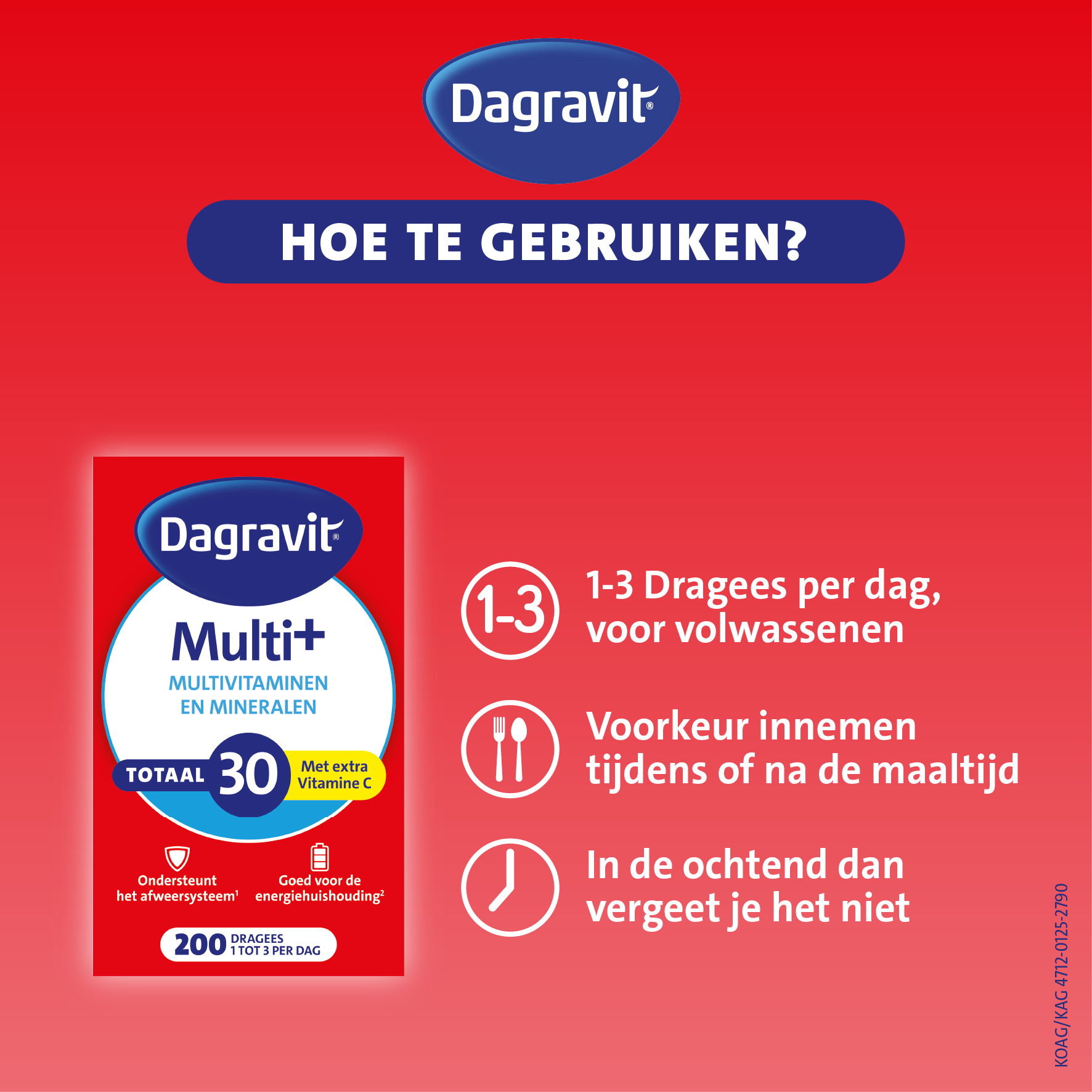 Dagravit Totaal 30 Multivitaminen (200 dragees) - image 3