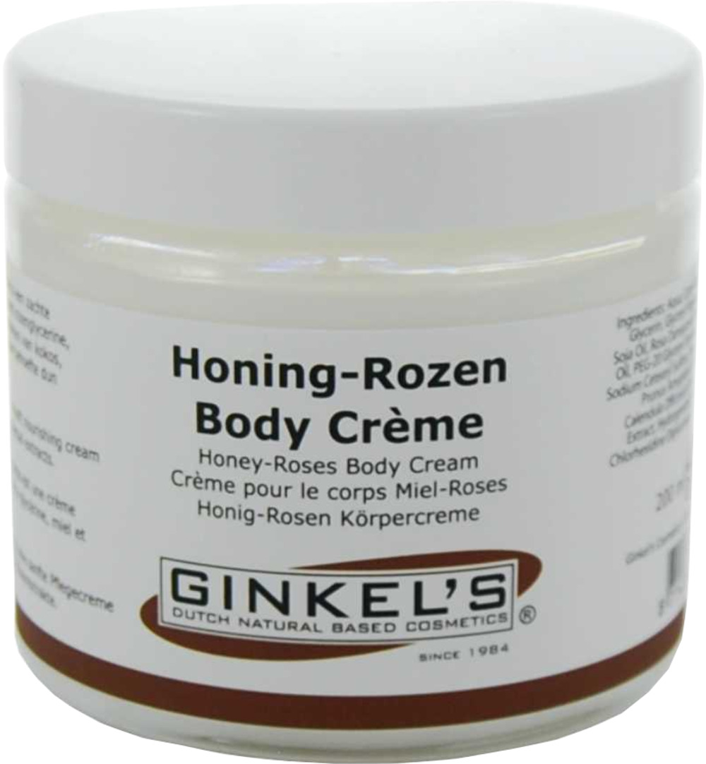 Ginkel's Bodycreme honing rozen (200 ml)