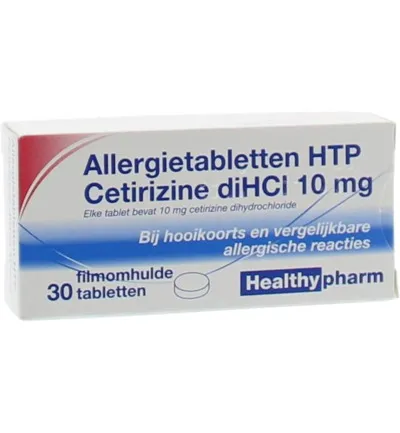 Healthypharm Cetirizine 10mg (30 tabletten)