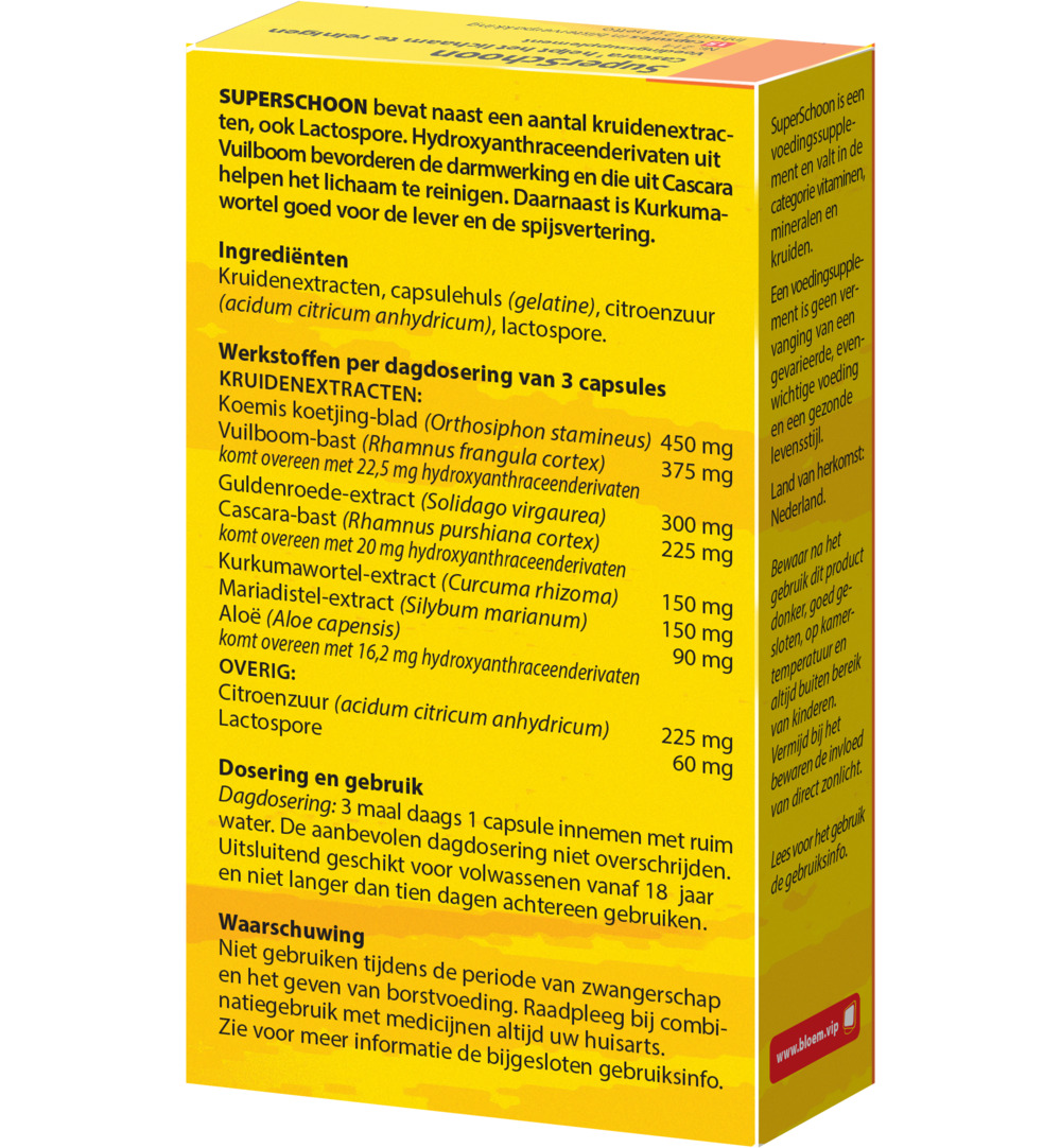 Bloem Super Schoon Reinigingskuur (15 capsules)