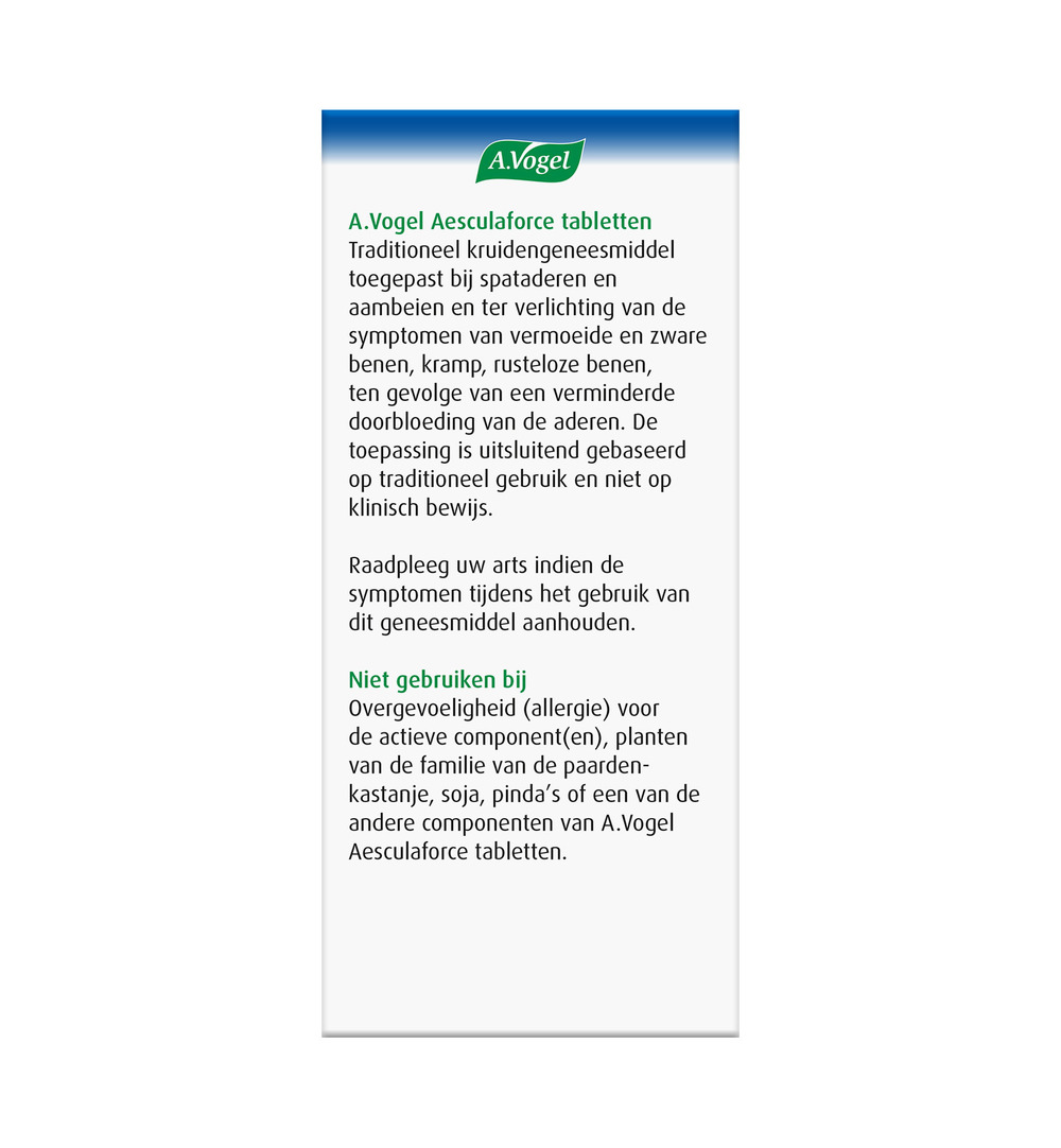 A.Vogel Aesculaforce (50 tabletten) - image 3