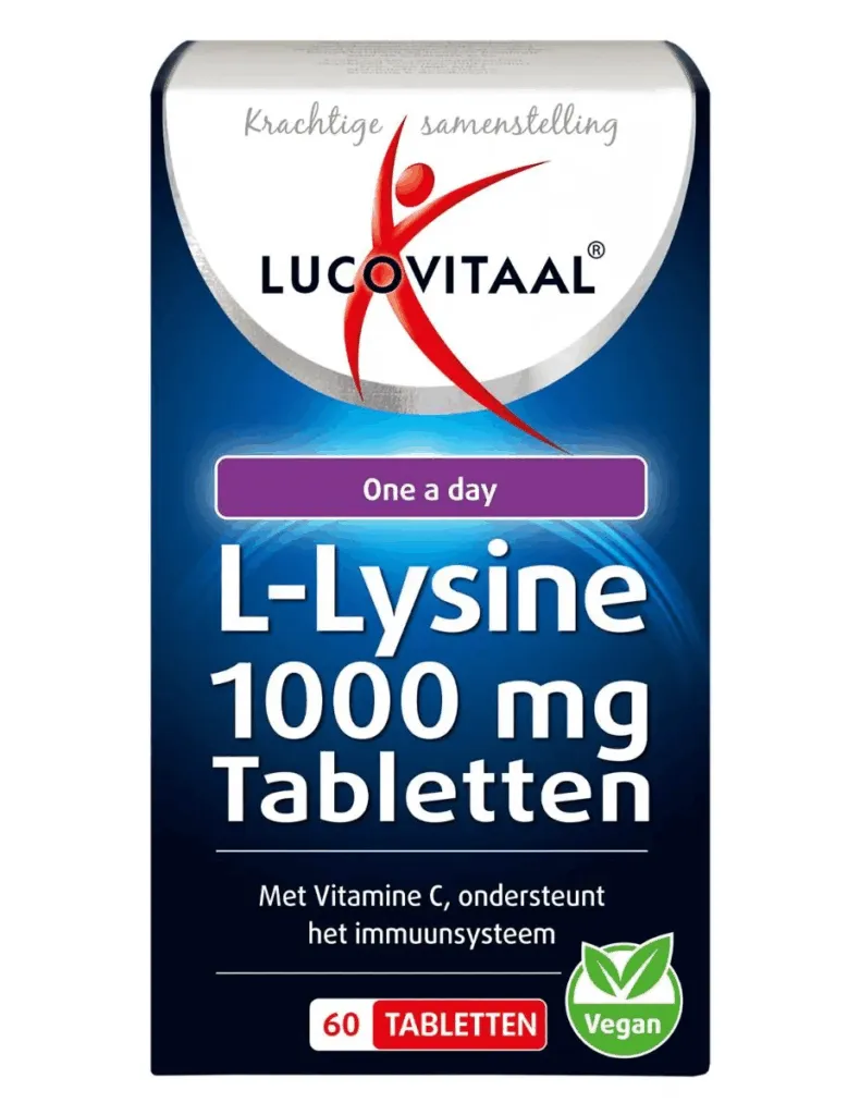 Lucovitaal L-Lysine 1000mg (60 tabletten)