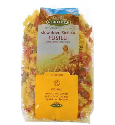 La Bio Idea Fusilli Tricolore Spirelli Bio (500 gr)