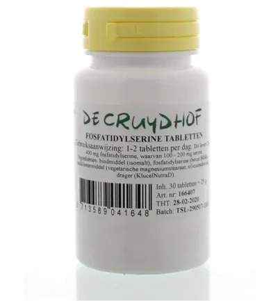 De Cruydhof Fosfatidylserine 200mg (30 tabletten)