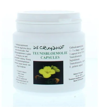De Cruydhof Teunisbloemolie (120 capsules)