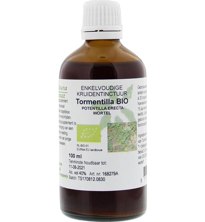 De Cruydhof Tormentil wortel tinctuur bio (100 ml)