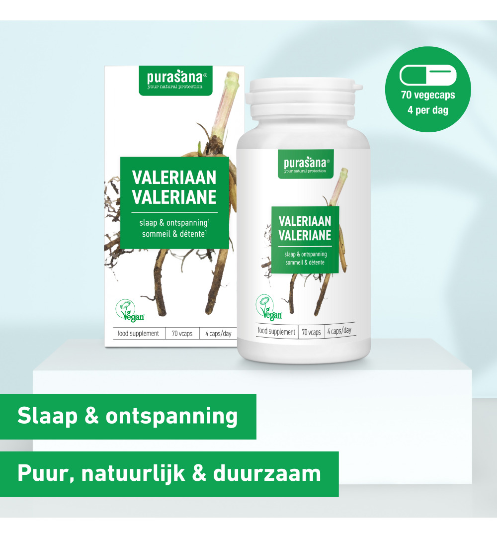 Purasana Valeriaan/Valeriane Vegan (70 capsules) - image 6