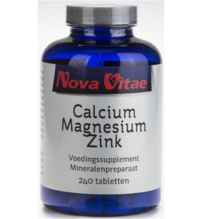 Nova Vitae Calcium magnesium zink (240 tabletten)
