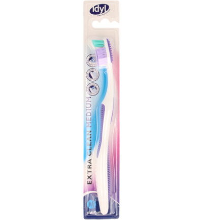 Idyl Tandenborstel extra clean medium (1 stuk)