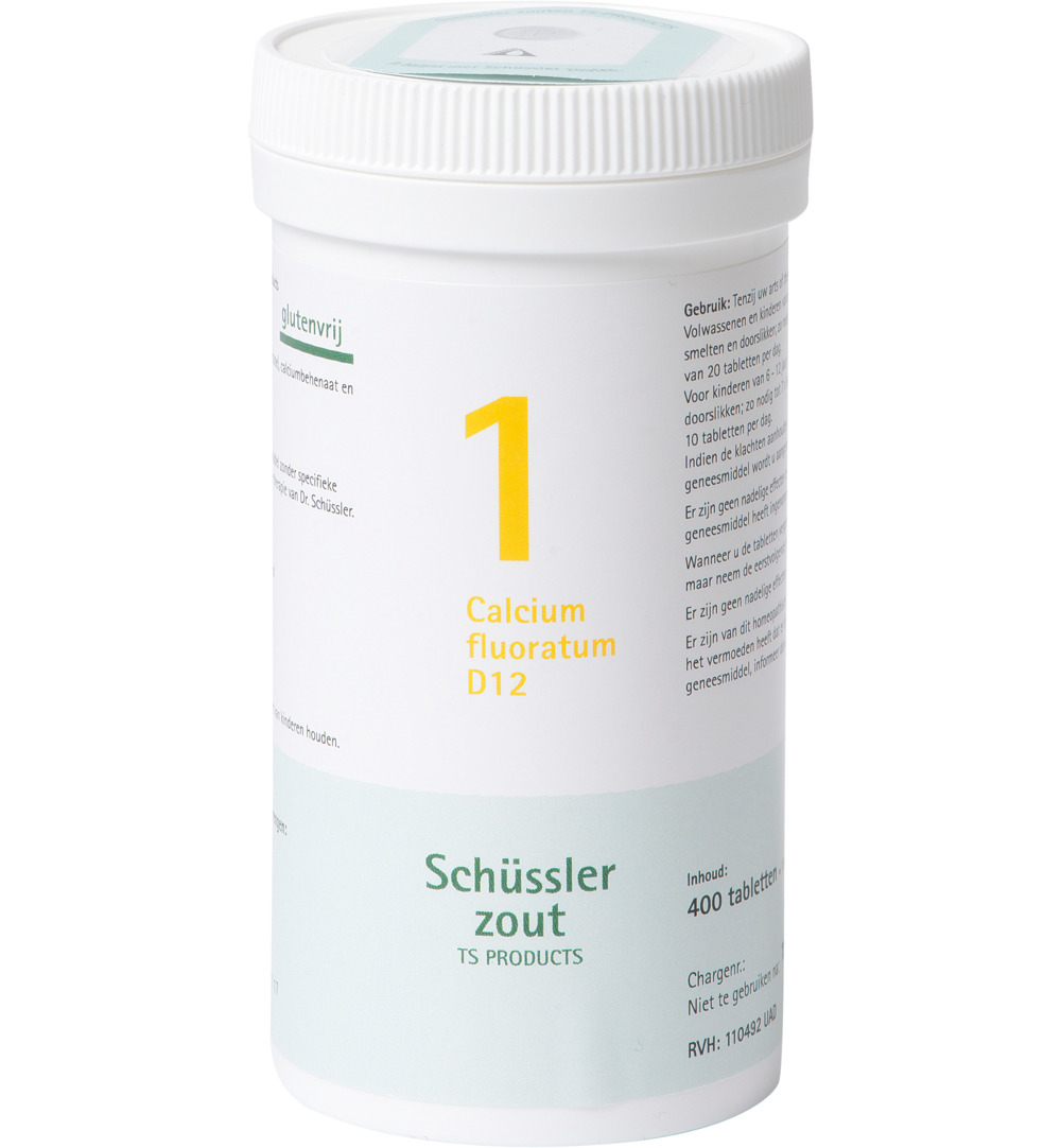 Pfluger Calcium fluoratum 1 D12 Schussler (400 tabletten)