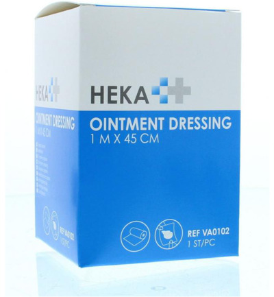 Heka Ointment Dressing/Engels Pluksel 1M X 45 Cm (1 stuk)