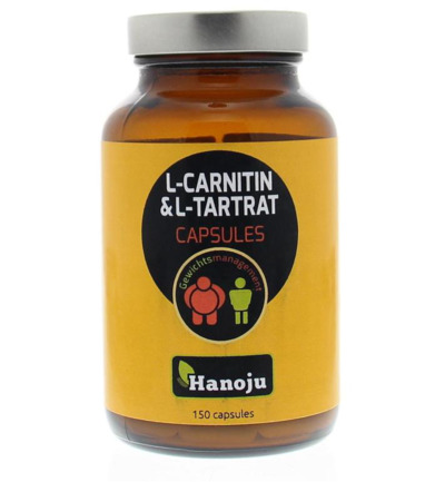Hanoju L-Carnitine & L-Tartraat (150 vega capsules)