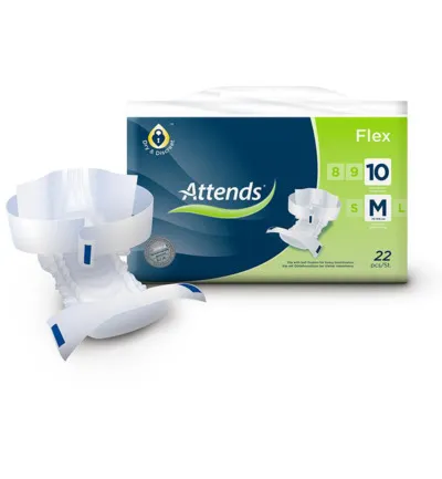 Attends Flex 10 Maat M 75-105 Cm (22 Stuks)