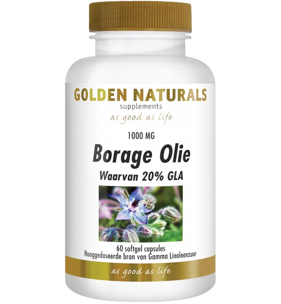 Golden Naturals Borage olie (60 capsules)