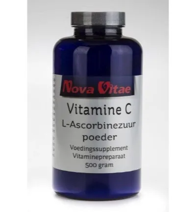 Nova Vitae Vitamine C ascorbinezuur poeder (500 gr)