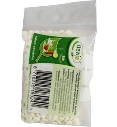 Stevija Stevia Zoetjes Navulzakje (500 Stuks)