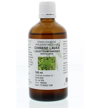 De Cruydhof Ligusticum sinensis rhiz / chinese lavas tinctuur (100 ml)