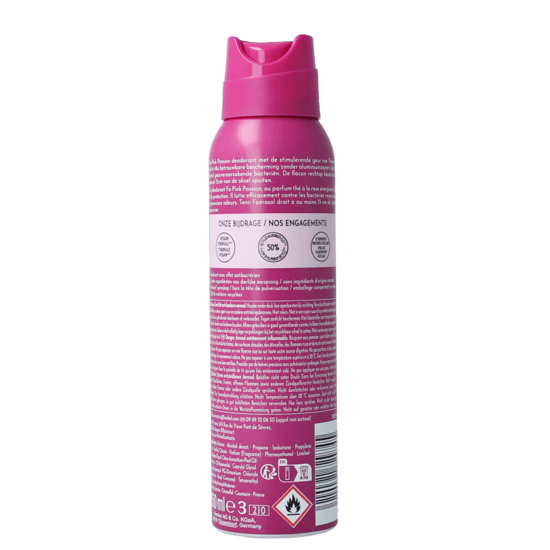Fa Deodorant Spray Pink Passion (150 ml) - image 2