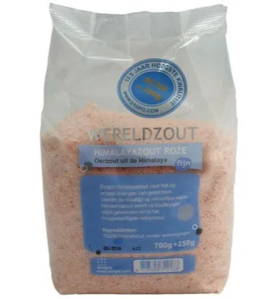 Esspo Himalayazout Roze Fijn 700Gr + 250Gr (950 gr)