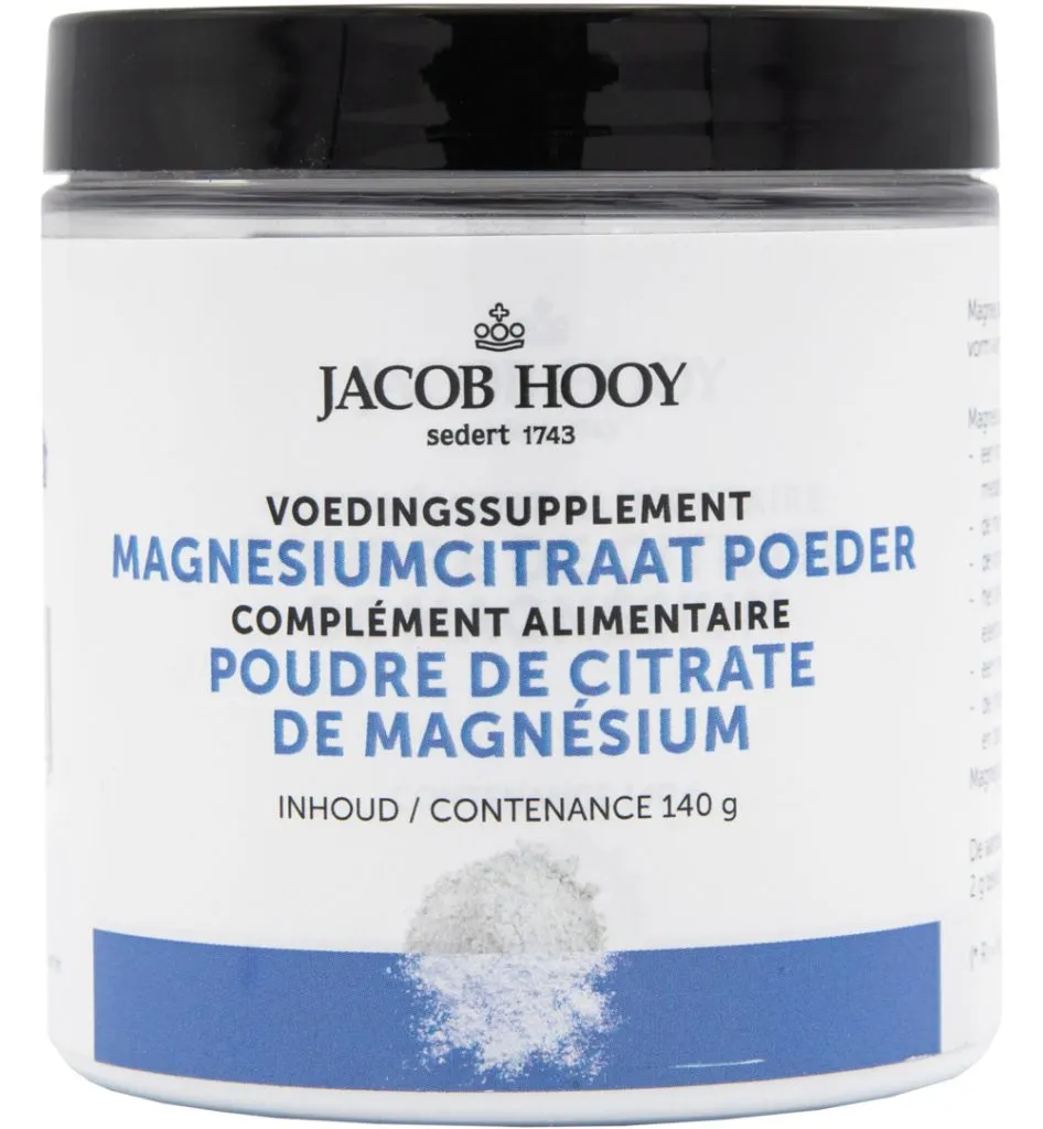 Jacob Hooy Magnesiumcitraat poeder (140 gr)
