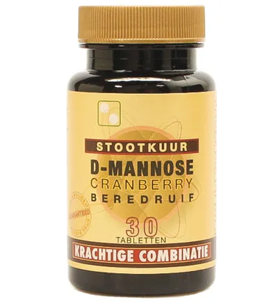 Artelle D-Mannose cranberry berendruif stootkuur (30 tabletten)