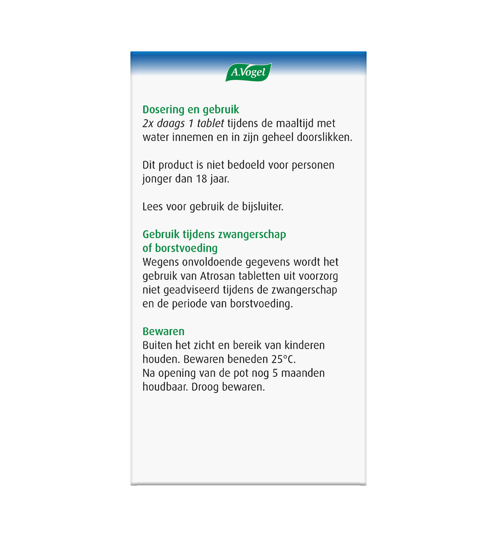 A.Vogel Atrosan (120 tabletten) - image 2