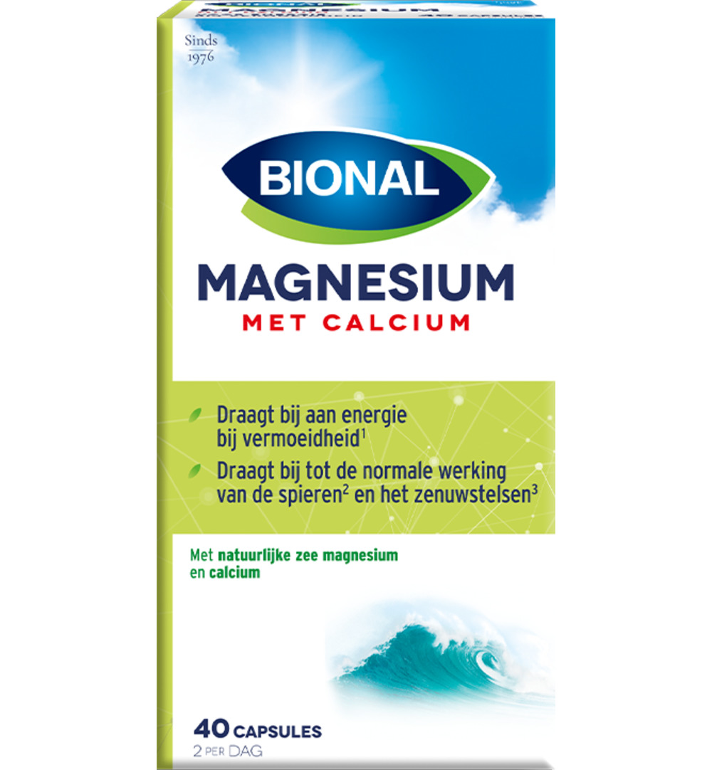 Bional Zee Magnesium Calcium (40 capsules)