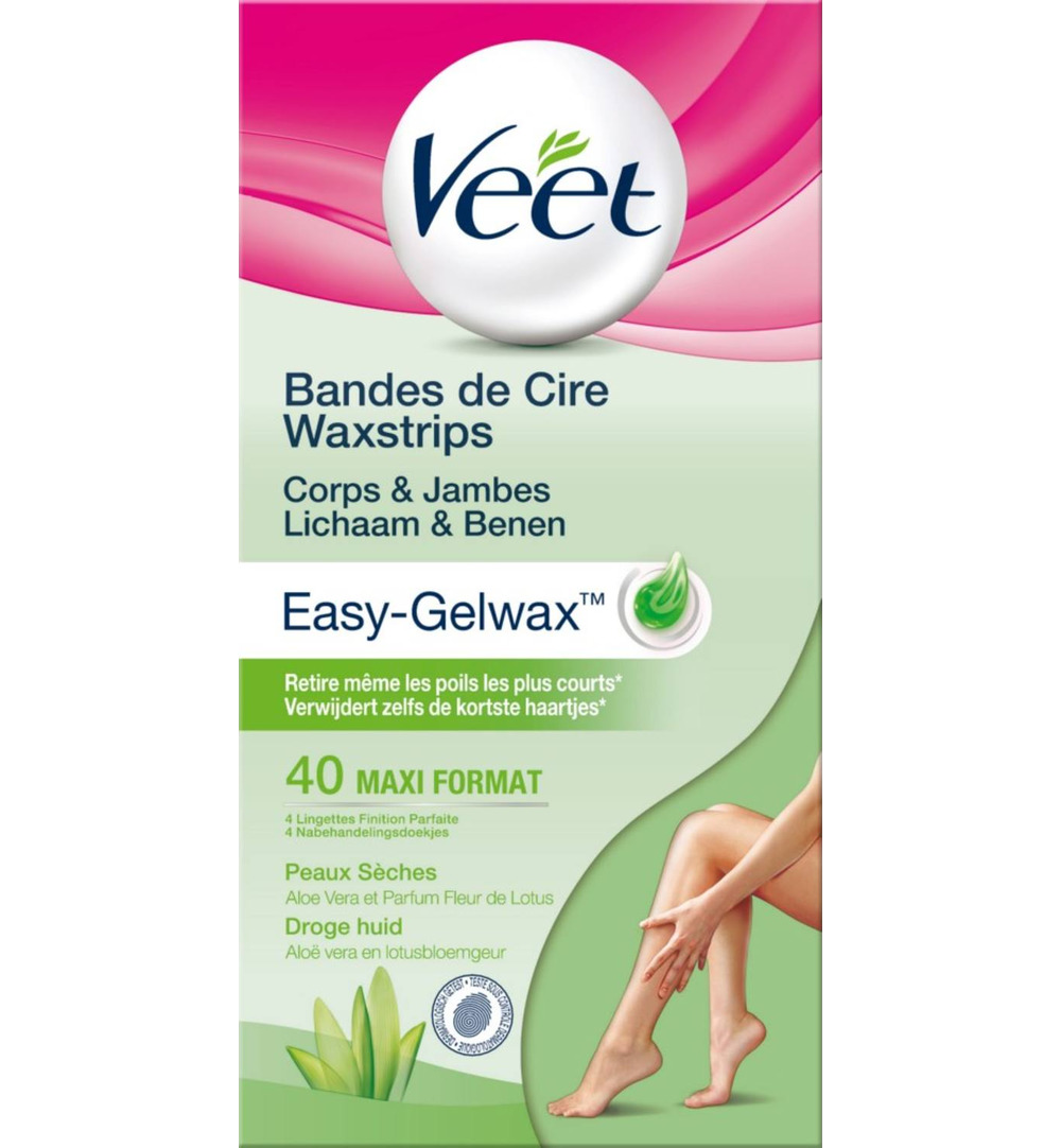 Veet Wasstrips droge huid (40 stuks)