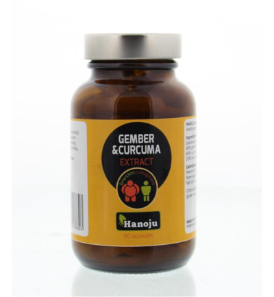 Hanoju Gember & curcuma extract (90 vega capsules)