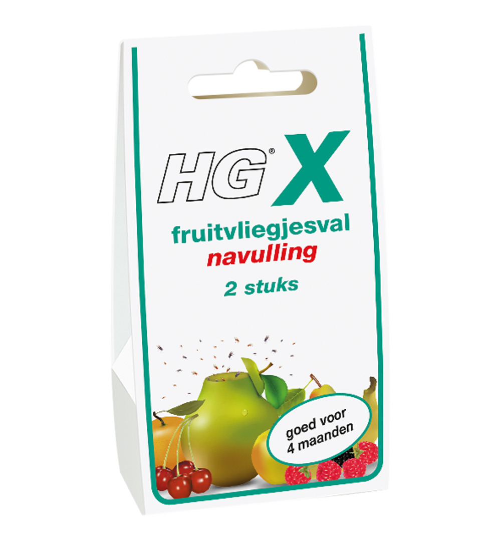 HG X Fruitvliegjesval Navul 20Ml (2 X 20 ml)