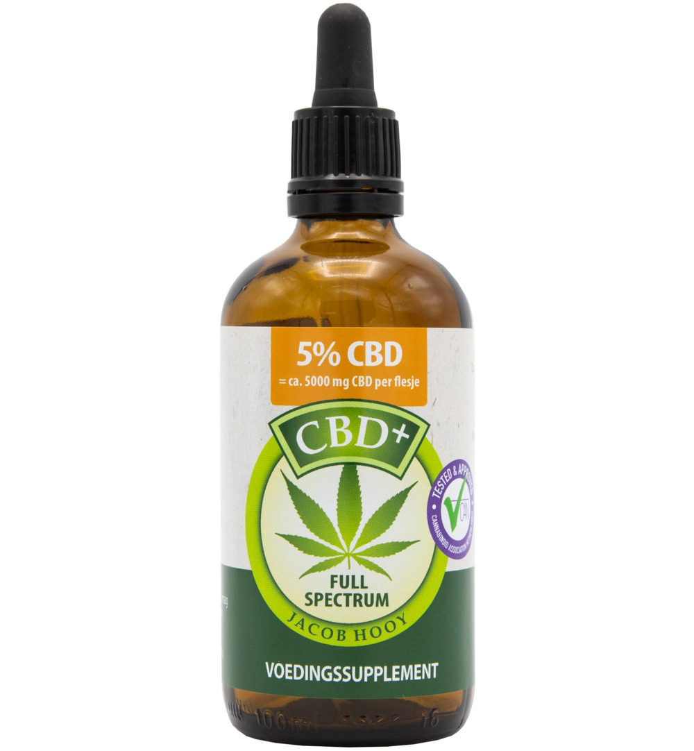 Jacob Hooy CBD Plus Olie 5% (100 ml)