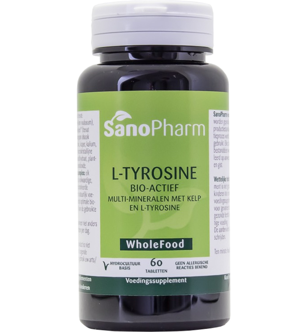 Sanopharm L-Tyrosine plus wholefood (60 capsules)