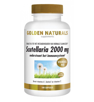 Golden Naturals Scutellaria 2000 mg (180 capsules)