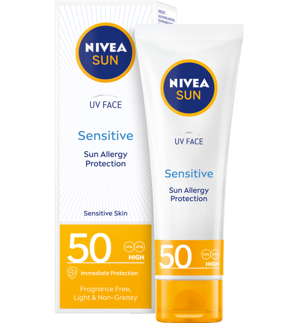 Nivea Sun sensitive face SPF50 (50 ml)