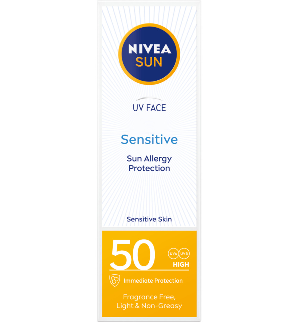 Nivea Sun sensitive face SPF50 (50 ml) - image 2