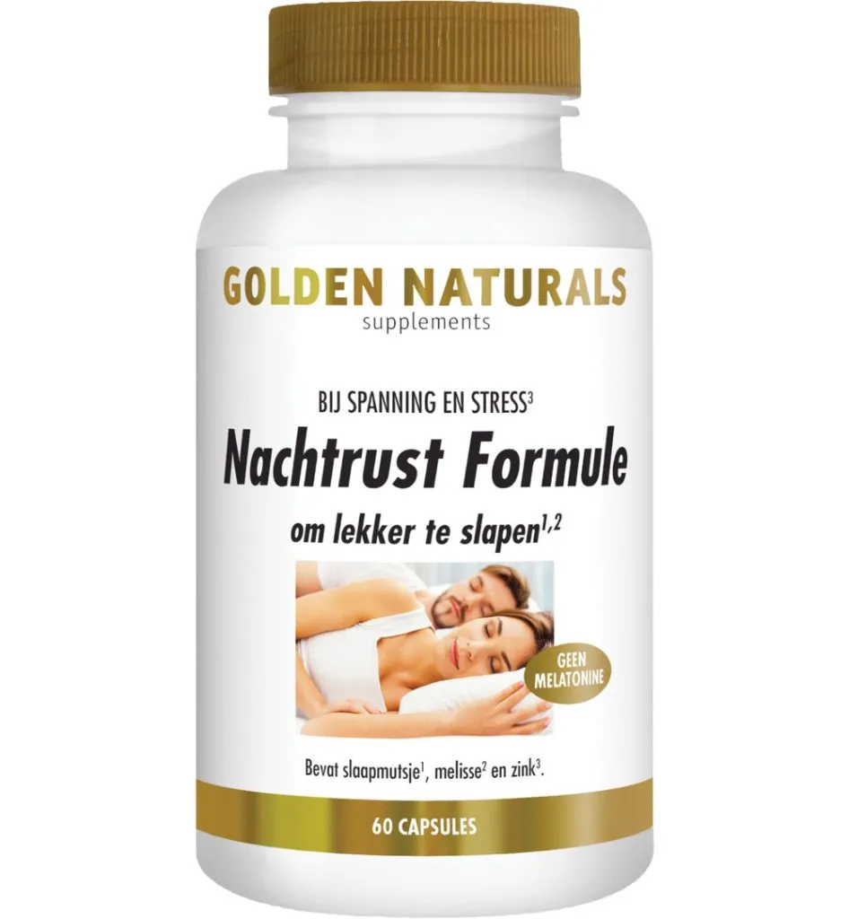 Golden Naturals Nachtrust support (60 vega capsules)