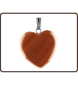Ruben Robijn Hanger hart 20mm jaspis (1 stuk)