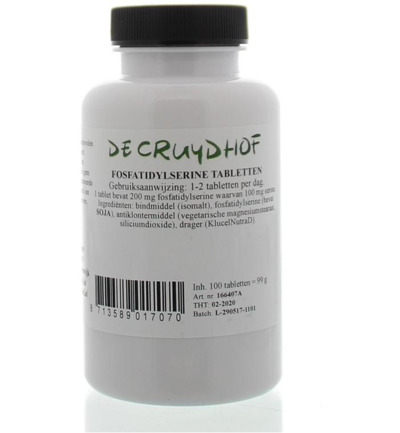 De Cruydhof Fosfatidylserine 200mg (100 capsules)