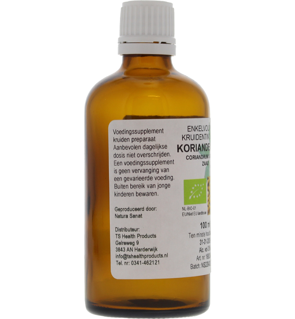 De Cruydhof Coriandrum sativum / koriander tinctuur bio (100 ml)
