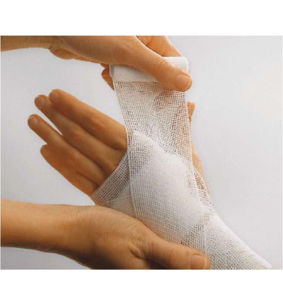 Mollelast Elastisch hydrofiel windsel 4m x 6 cm (1 stuk)