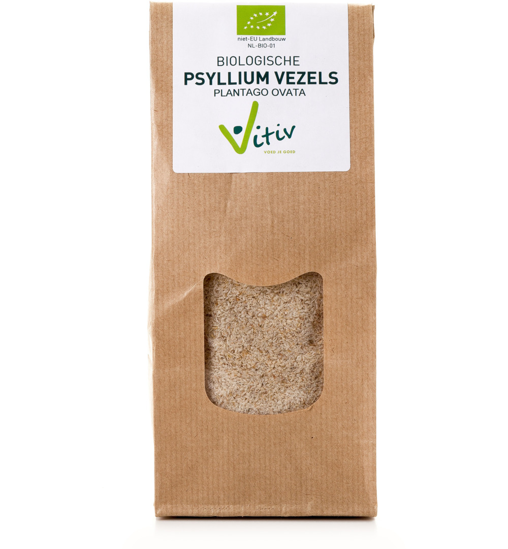 Vitiv Psyllium Husk Vezels Bio (125 gr)