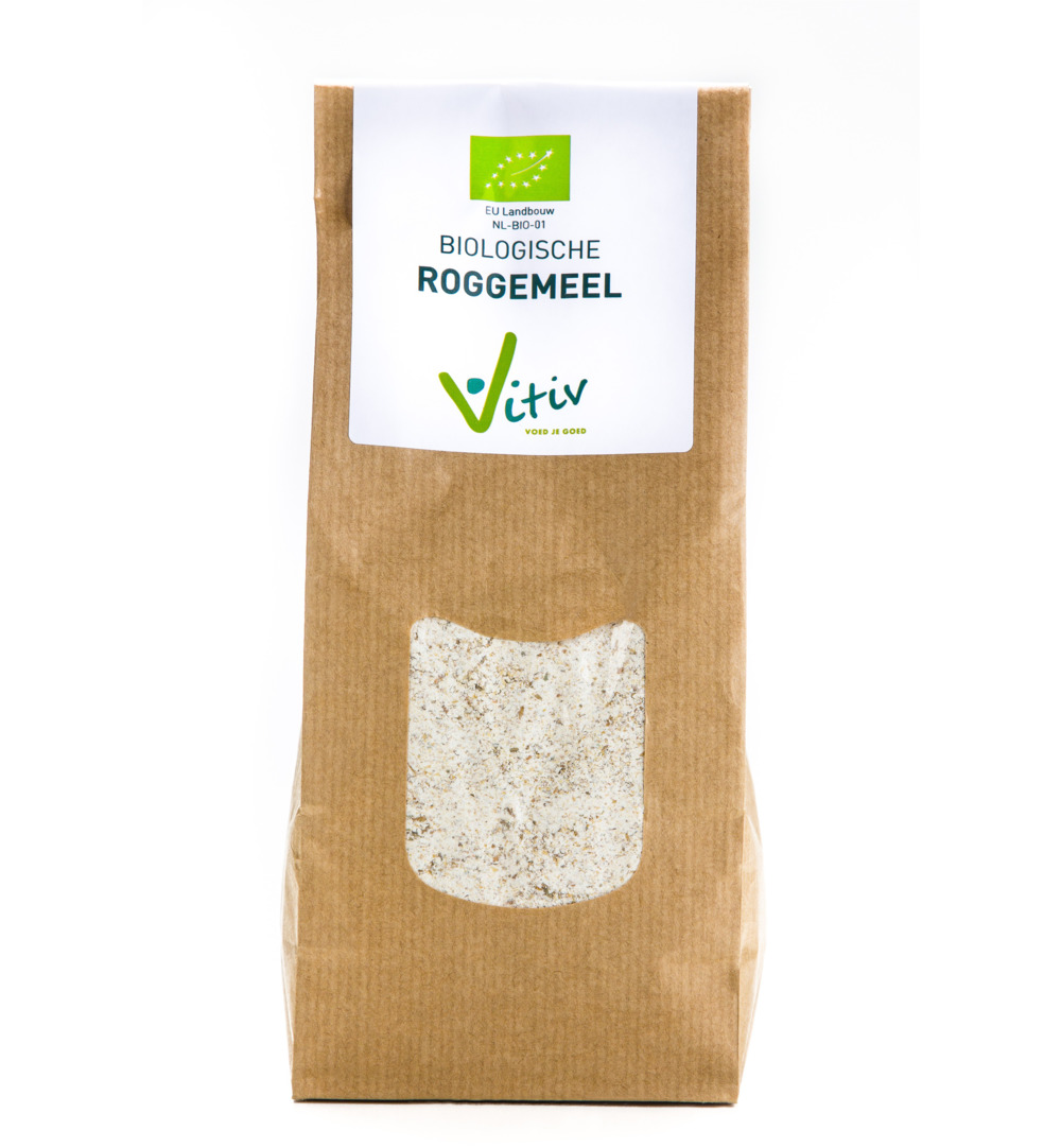 Vitiv Roggemeel Bio (500 gr)