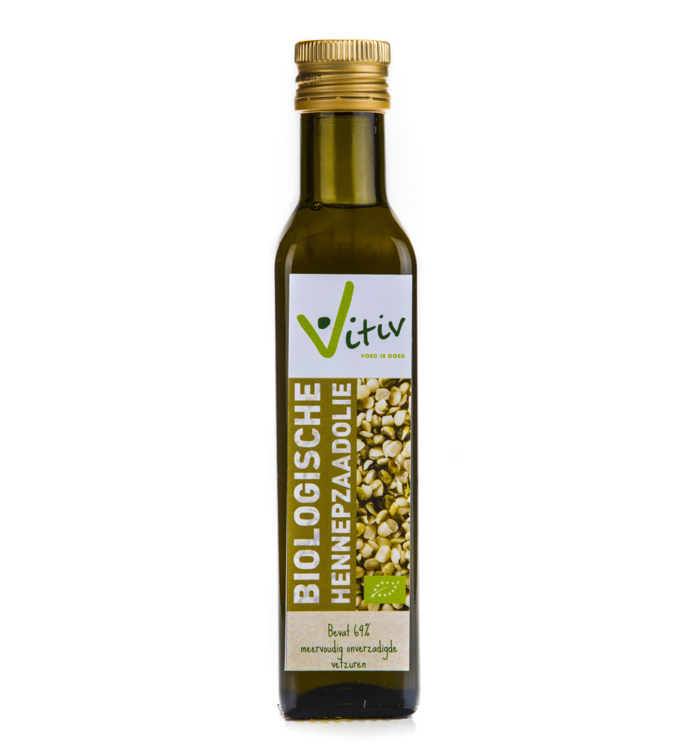 Vitiv Hennepzaadolie Bio (250 ml)