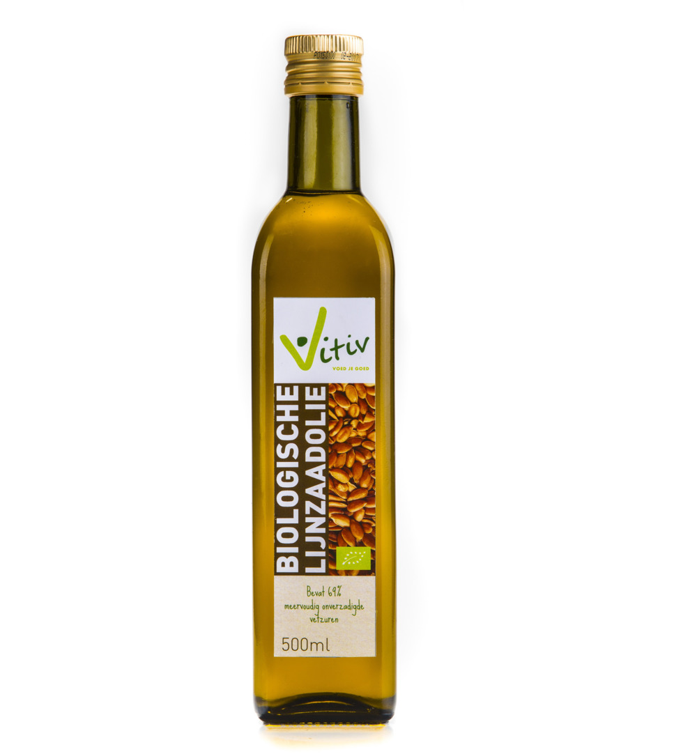 Vitiv Lijnzaadolie Bio (500 ml)